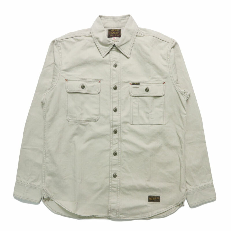 トイズマッコイ TOYS McCOY コットンヘリンボーン ドッカーシャツ 無地 COTTON HERRINGBONE DOCKER SHIRT TMS2508【2025年秋冬新作】