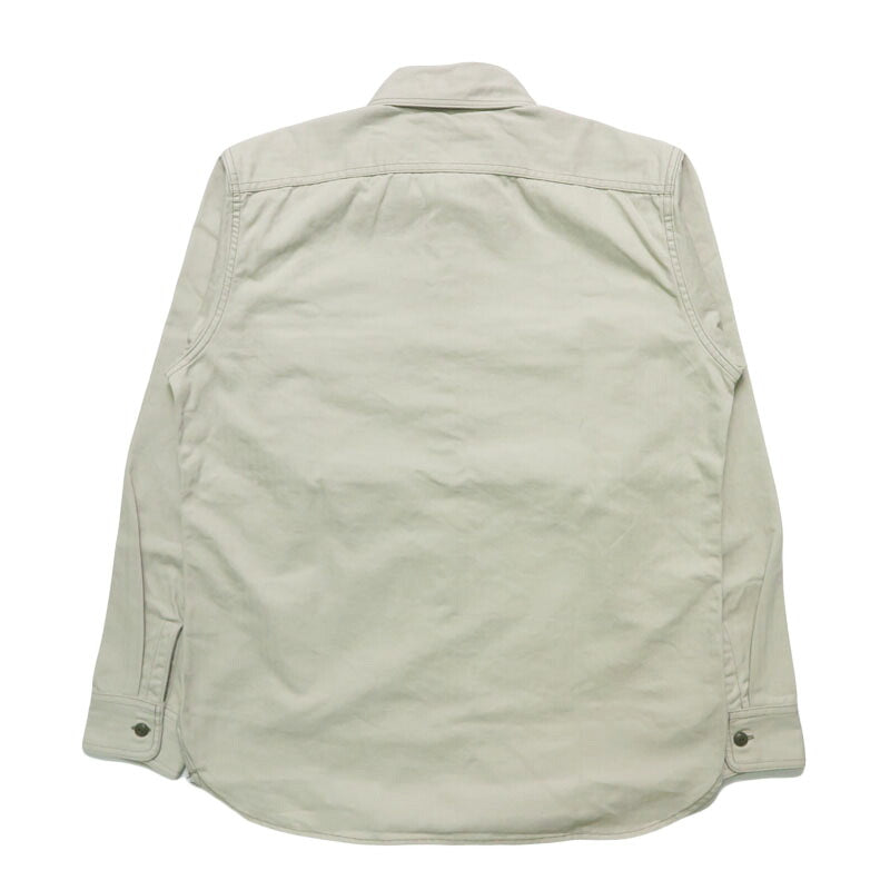 トイズマッコイ TOYS McCOY コットンヘリンボーン ドッカーシャツ 無地 COTTON HERRINGBONE DOCKER SHIRT TMS2508【2025年秋冬新作】