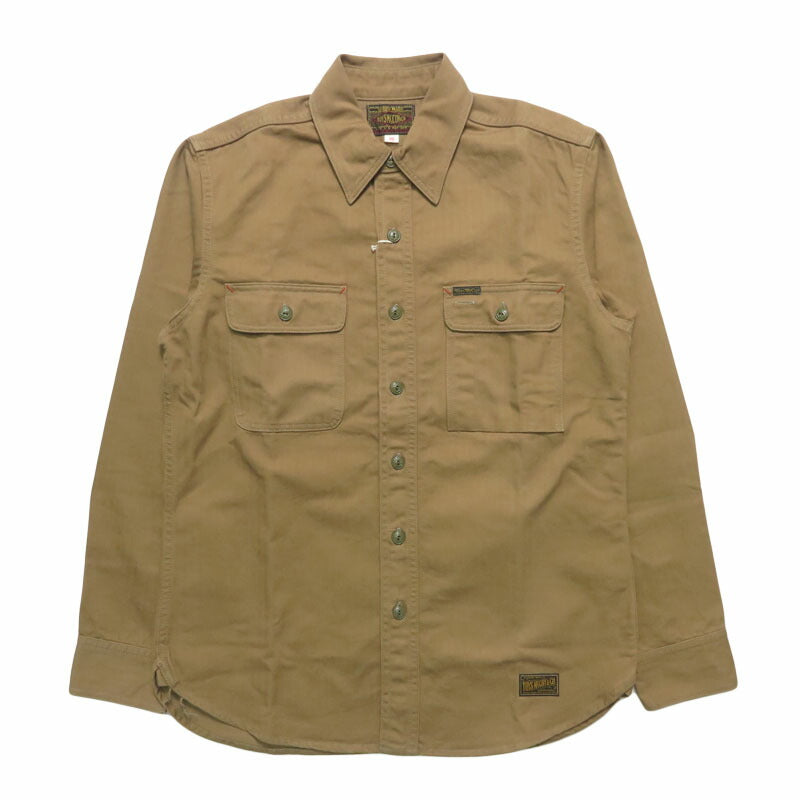 トイズマッコイ TOYS McCOY コットンヘリンボーン ドッカーシャツ 無地 COTTON HERRINGBONE DOCKER SHIRT TMS2508【2025年秋冬新作】