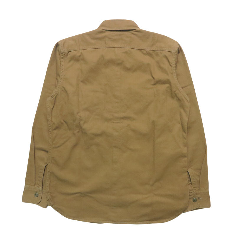 トイズマッコイ TOYS McCOY コットンヘリンボーン ドッカーシャツ 無地 COTTON HERRINGBONE DOCKER SHIRT TMS2508【2025年秋冬新作】