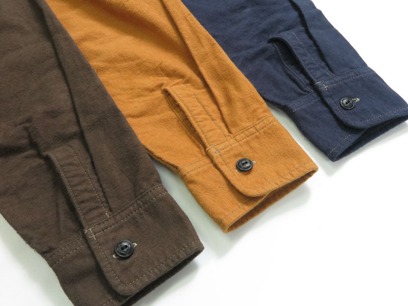 トイズマッコイ TOYS McCOY 長袖 ネル ワーク シャツ 無地 COTTON FLANNEL SIDEWINDER SHIRT TMS2509【2025年秋冬新作】