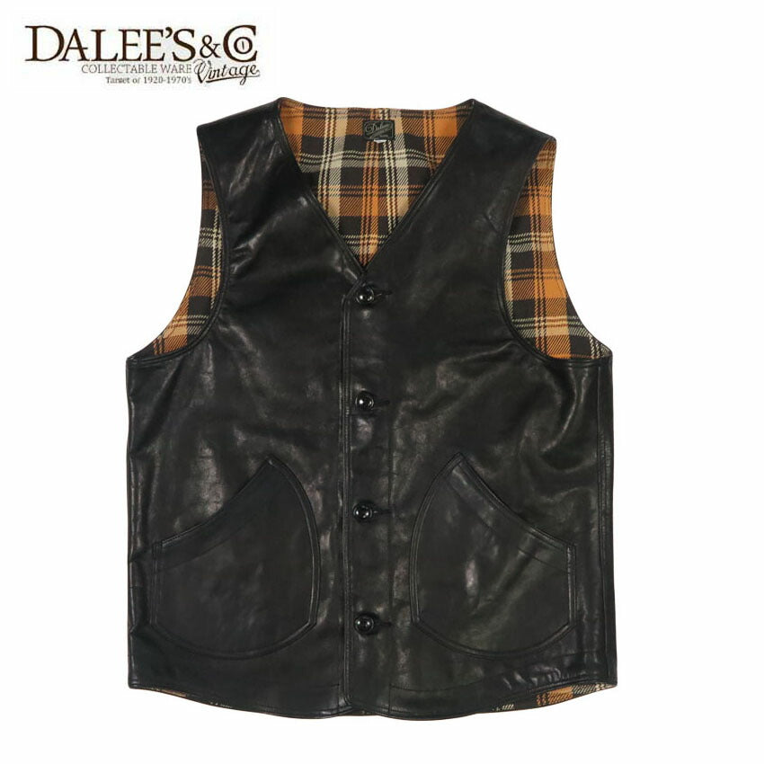DALLES & CO ダリーズ＆コー TRAILSMAN 1910s ホースハイド ベスト FRONTEIR VEST 馬革 デラックスウェア DELUXEWARE【2026年春夏新作】
