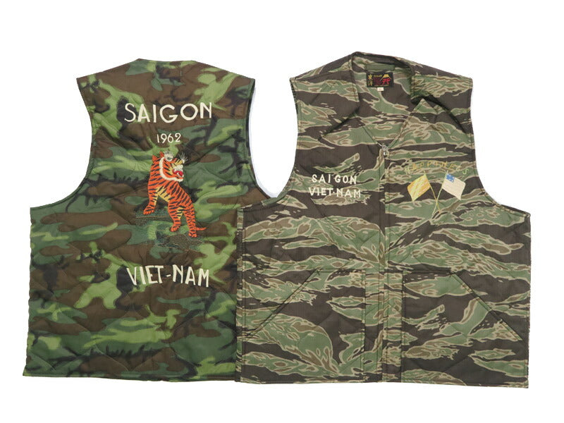 テーラー東洋 テイラー東洋 Tailor Toyo ベトナム スーベニアベスト  Vietnam Liner Vest “VIET-NAM TIGER”1960年代中期 刺繍  TT15718【2025年秋冬新作】