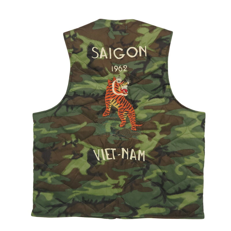 テーラー東洋 テイラー東洋 Tailor Toyo ベトナム スーベニアベスト  Vietnam Liner Vest “VIET-NAM TIGER”1960年代中期 刺繍  TT15718【2025年秋冬新作】