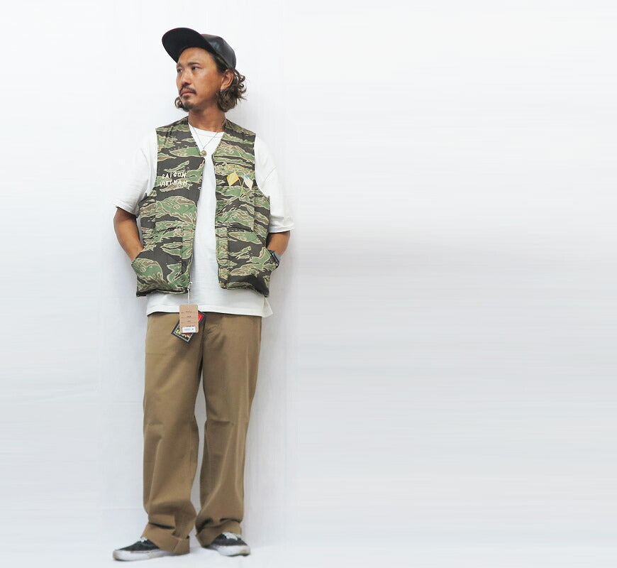 テーラー東洋 テイラー東洋 Tailor Toyo ベトナム スーベニアベスト  Vietnam Liner Vest “VIET-NAM TIGER”1960年代中期 刺繍  TT15718【2025年秋冬新作】