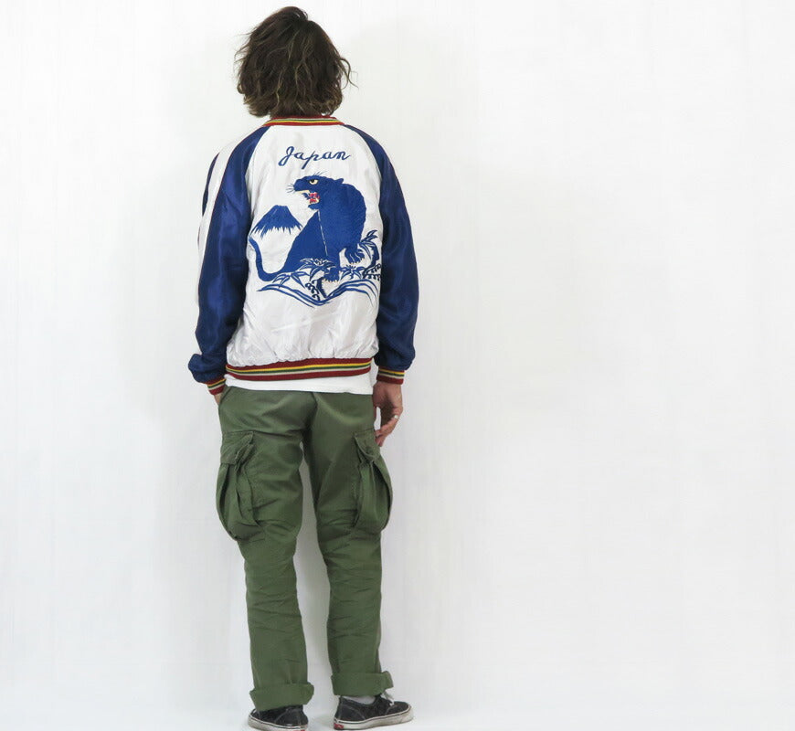 テーラー東洋 テイラー東洋 Tailor Toyo リバーシブル アセテート サテン スカジャン EAGLE × BLUE TIGER 刺繍 ジャケット TT15790-170 【2025年秋冬新作】