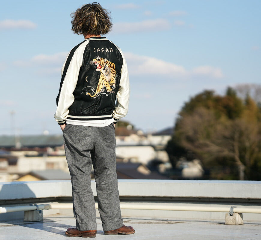 テーラー東洋 テイラー東洋 Tailor Toyo リバーシブル アセテート サテン スカジャン ROARING TIGER × BLACK DRAGON 刺繍 ジャケット TT15877-119 【2026年春夏新作】