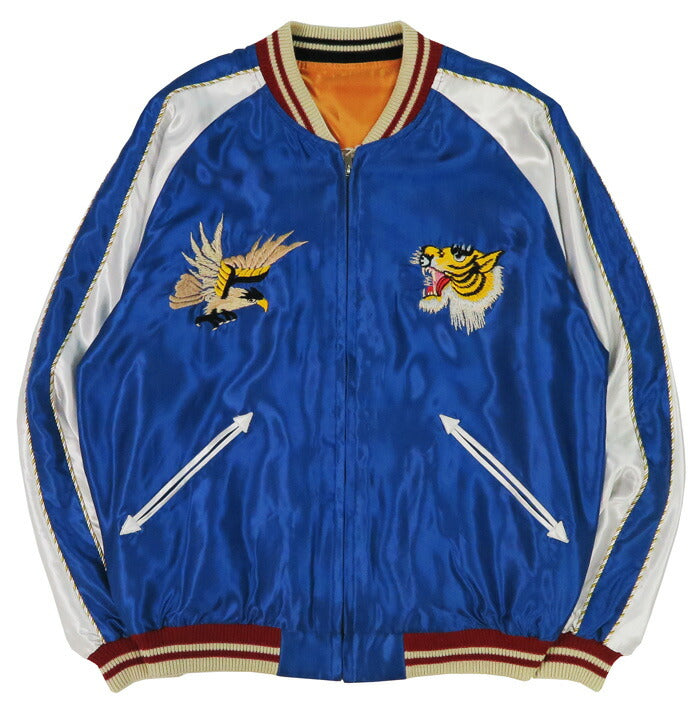 テーラー東洋 テイラー東洋 Tailor Toyo リバーシブル アセテート サテン スカジャン TIGER HEAD × JAPAN MAP 刺繍 ジャケット TT15877-125 【2026年春夏新作】