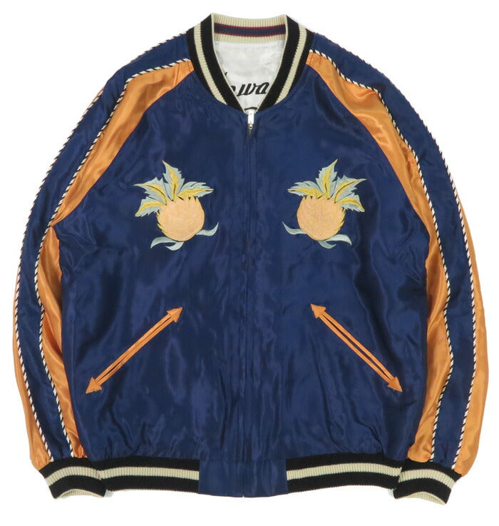 テーラー東洋 テイラー東洋 Tailor Toyo リバーシブル アセテート サテン スカジャン HAWAII MAP × DRAGON & TIGER 刺繍 ジャケット TT15877-128 【2026年春夏新作】