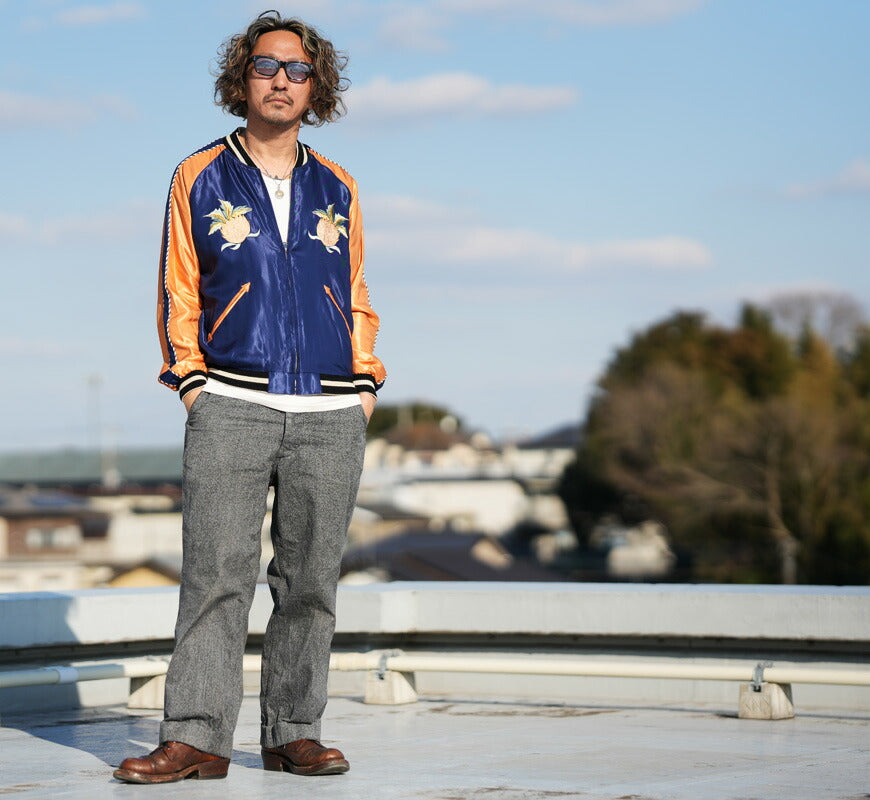 テーラー東洋 テイラー東洋 Tailor Toyo リバーシブル アセテート サテン スカジャン HAWAII MAP × DRAGON & TIGER 刺繍 ジャケット TT15877-128 【2026年春夏新作】