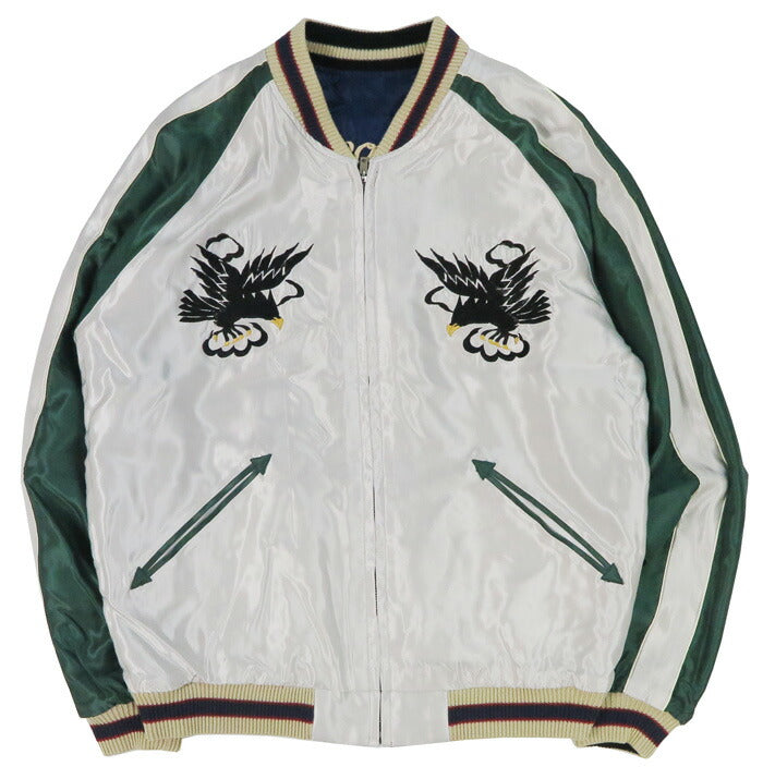 テーラー東洋 テイラー東洋 Tailor Toyo リバーシブル アセテート サテン スカジャン HAWAII MAP × DRAGON & TIGER 刺繍 ジャケット TT15877-128 【2026年春夏新作】