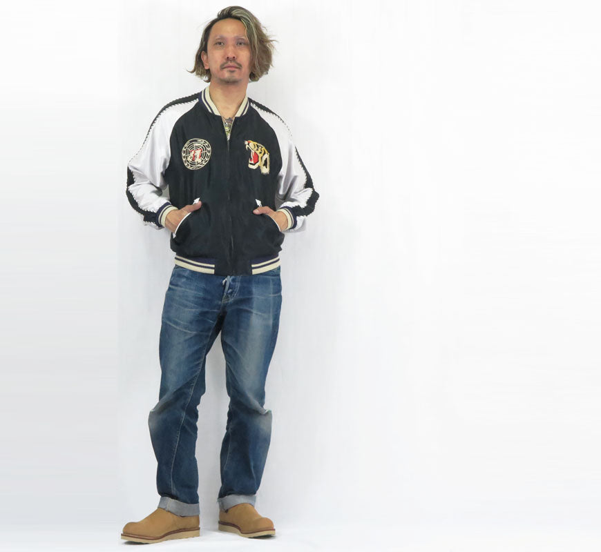 テーラー東洋 テイラー東洋 Tailor Toyo リバーシブル アセテート サテン スカジャン USS PRINCETON× MAIKO 刺繍 ジャケット TT15877-219 【2026年春夏新作】