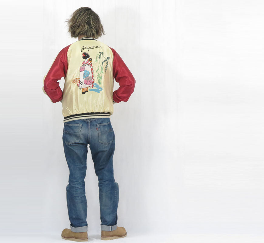 テーラー東洋 テイラー東洋 Tailor Toyo リバーシブル アセテート サテン スカジャン USS PRINCETON× MAIKO 刺繍 ジャケット TT15877-219 【2026年春夏新作】