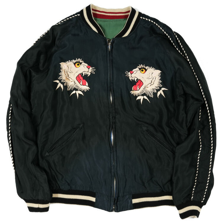 テーラー東洋 テイラー東洋 Tailor Toyo リバーシブル アセテート サテン スカジャン TIGER HEAD × CHEVY LOVER エイジングモデル ユーズド加工 刺繍 ジャケット TT15878-119 【2026年春夏新作】
