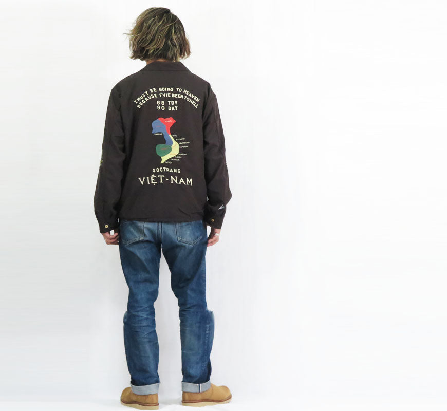 テーラー東洋 テイラー東洋 Tailor Toyo ベトナム ジャケット ベトジャン Late 1960s Style Cotton Rayon Vietnam Jacket “VIETNAM MAP”  刺繍 コットンレーヨン TT15880-119 【2026年春夏新作】