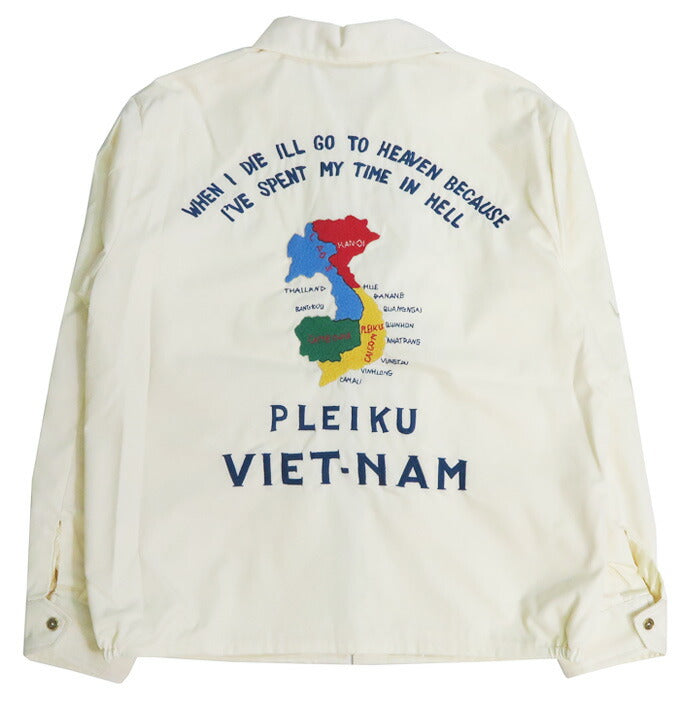 テーラー東洋 テイラー東洋 Tailor Toyo ベトナム ジャケット ベトジャン VIETNAM-MAP 1960年代中期 刺繍 コットン ジャンパー TT15892-105 【2026年春夏新作】