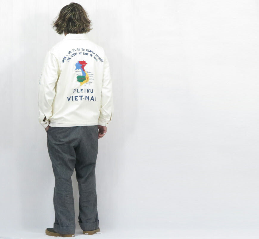 テーラー東洋 テイラー東洋 Tailor Toyo ベトナム ジャケット ベトジャン VIETNAM-MAP 1960年代中期 刺繍 コットン ジャンパー TT15892-105 【2026年春夏新作】