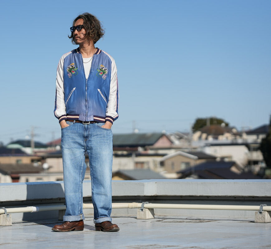 テーラー東洋 テイラー東洋 Tailor Toyo リバーシブル アセテート サテン スカジャン