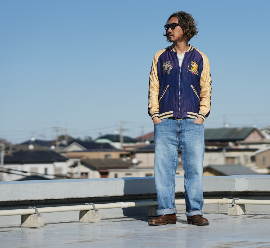 テーラー東洋 テイラー東洋 Tailor Toyo リバーシブル アセテート サテン スカジャン