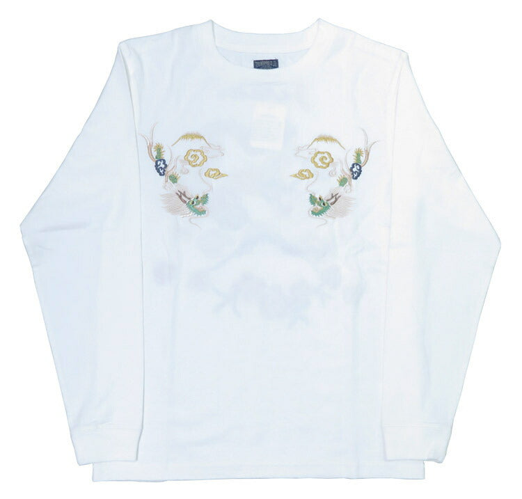 テーラー東洋 Tailor Toyo 長袖 スカ刺繍 Tシャツ LONG SLEEVE SUKA T-SHIRT EMBROIDERED “DRAGON” テイラー東洋 TT69470【2024-25年秋冬新作】