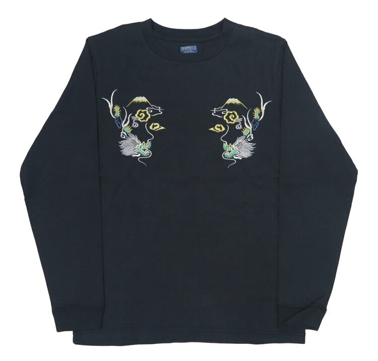 テーラー東洋 Tailor Toyo 長袖 スカ刺繍 Tシャツ LONG SLEEVE SUKA T-SHIRT EMBROIDERED “DRAGON” テイラー東洋 TT69470【2024-25年秋冬新作】