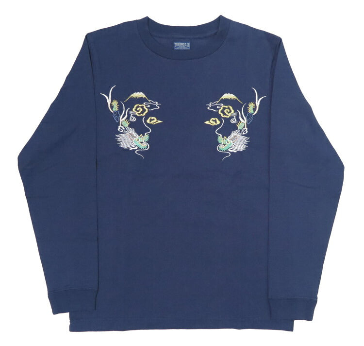 テーラー東洋 Tailor Toyo 長袖 スカ刺繍 Tシャツ LONG SLEEVE SUKA T-SHIRT EMBROIDERED “DRAGON” テイラー東洋 TT69470【2024-25年秋冬新作】