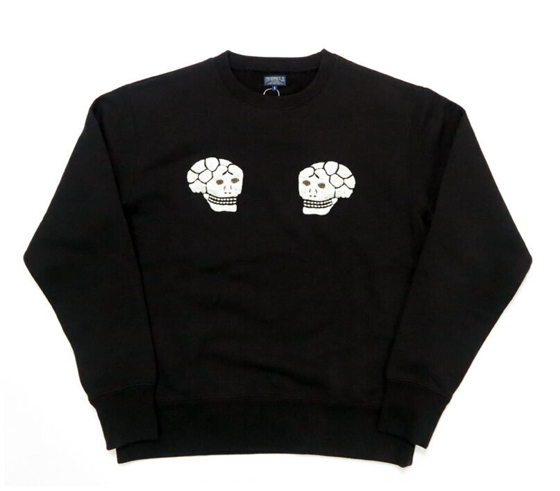 テーラー東洋 Tailor Toyo 長袖 スカ刺繍 クルーネック スウェットSUKA CREW SWEAT EMBROIDERED “SKULL & SNAKE” テイラー東洋 TT69650【2025年秋冬新作】