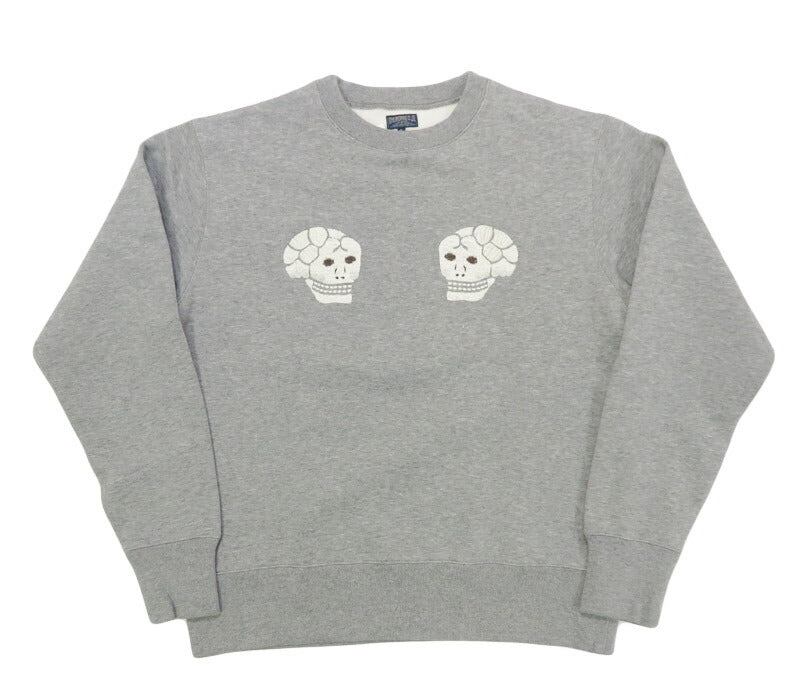 テーラー東洋 Tailor Toyo 長袖 スカ刺繍 クルーネック スウェットSUKA CREW SWEAT EMBROIDERED “SKULL & SNAKE” テイラー東洋 TT69650【2025年秋冬新作】