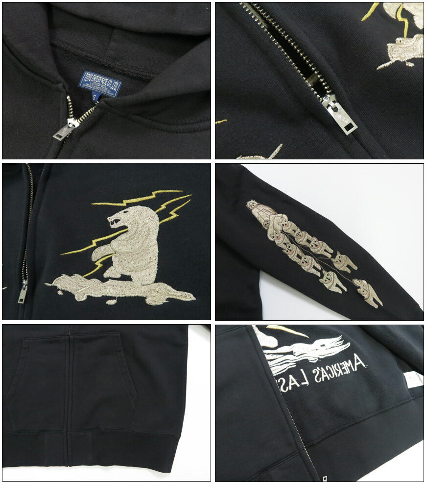 テーラー東洋 Tailor Toyo 長袖 スカ刺繍 ジップパーカー　SUKA ZIP PARKA EMBROIDERED “ALASKA”  テイラー東洋 TT69652【2025年秋冬新作】