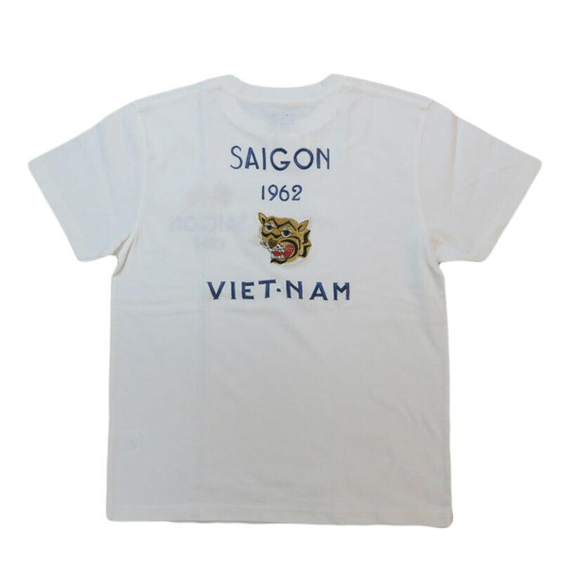テーラー東洋 Tailor Toyo 半袖 スカ刺繍 Tシャツ “SAIGON VIET-NAM” TT79590【2025年春夏新作】