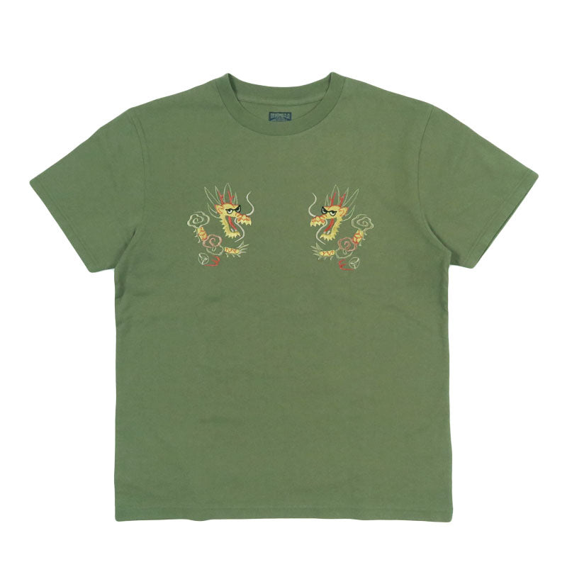 テーラー東洋 Tailor Toyo 半袖 スカ刺繍 龍 Tシャツ SUKA T-SHIRT EMBROIDERED “DRAGON” TT79744 【2026年春夏新作】