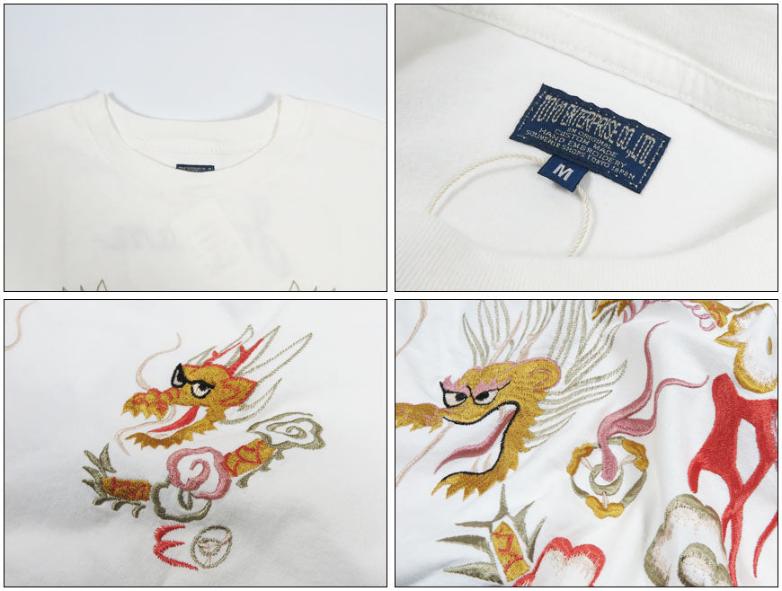 テーラー東洋 Tailor Toyo 半袖 スカ刺繍 龍 Tシャツ SUKA T-SHIRT EMBROIDERED “DRAGON” TT79744 【2026年春夏新作】