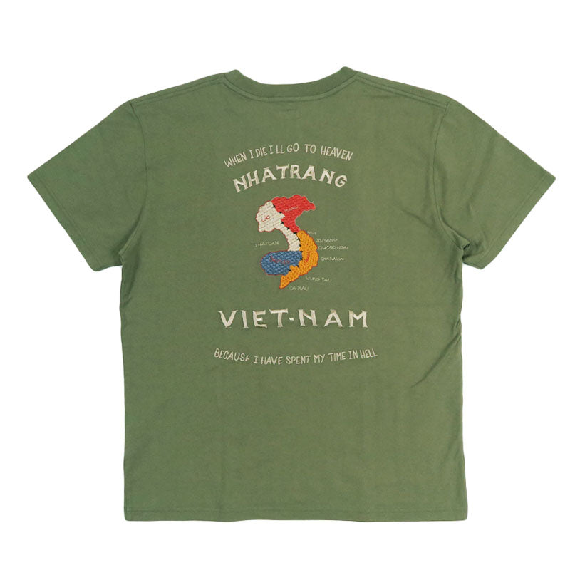 テーラー東洋 Tailor Toyo 半袖 スカ刺繍 ベトナム Tシャツ SUKA T-SHIRT EMBROIDERED “VIET-NAM” TT79745 【2026年春夏新作】