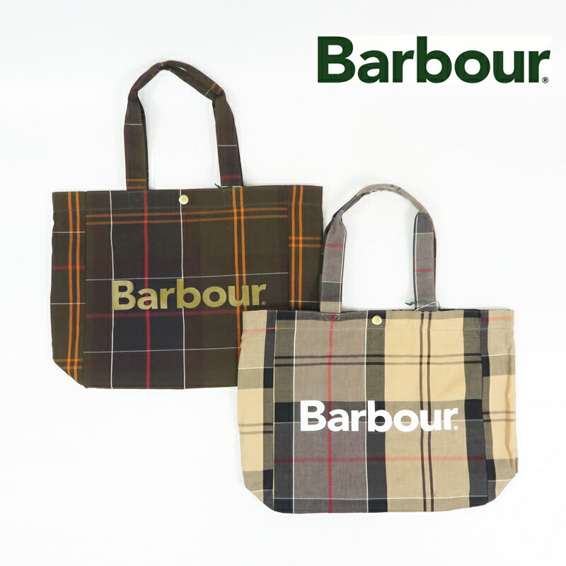 Barbour バブアー Telfieldタータンロゴトートバッグ バーブァー バブワー UBA0751 【2025年秋冬新作】