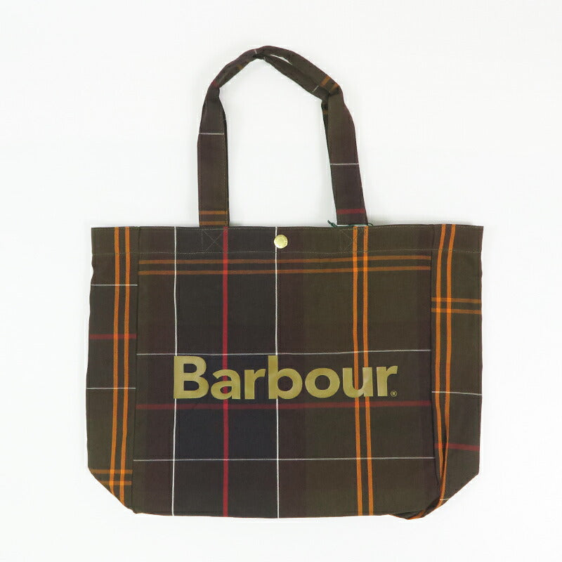 BarbourバブアーTelfieldタータンチェックロゴトートバッグバーブァーバブワーUBA0751【2025年秋冬新作】