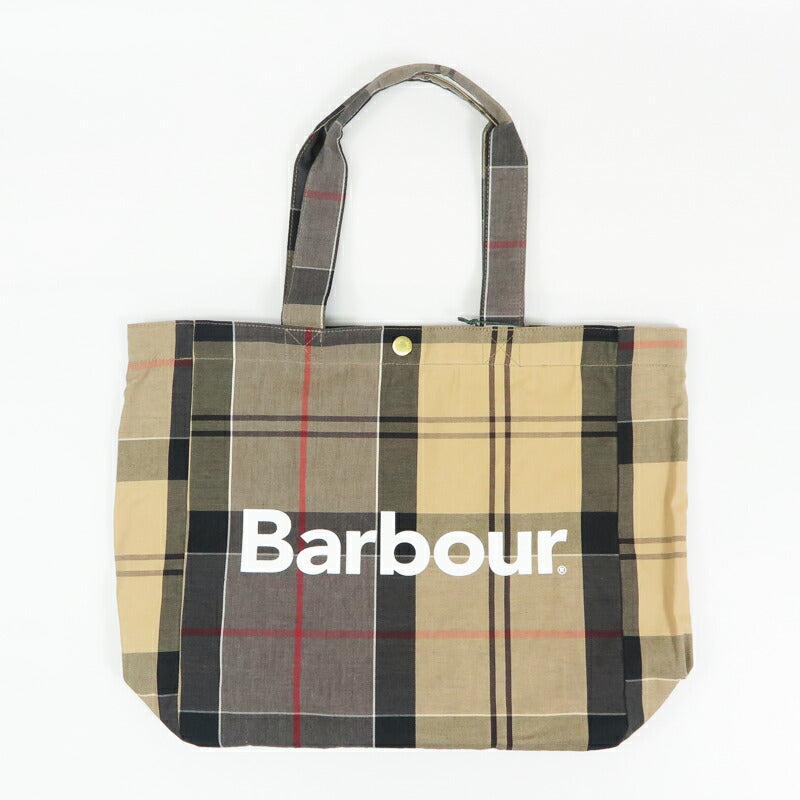 Barbour バブアー Telfield タータンチェック ロゴ トートバッグ バーブァー バブワー UBA0751 【2026年春夏新作】
