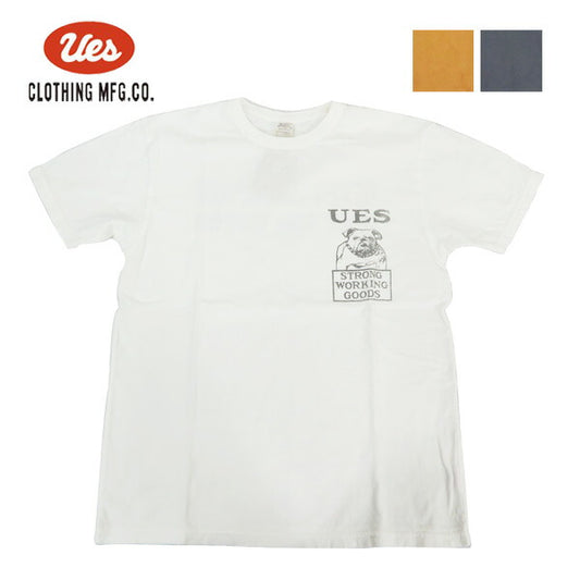 UES ウエス BULLDOG ブルドッグ バインダーネック 半袖 Tシャツ  652502【2025年春夏新作】