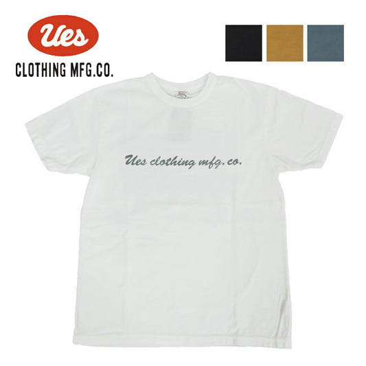 UES ウエス SEWING MACHINE ミシン バインダーネック 半袖 Tシャツ  652503【2025年春夏新作】