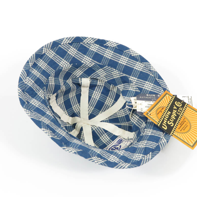 サンサーフ SUN SURF OAHU GARMENT 10oz. パラカチェック ハット PALAKA CHECK HAT US02883 【2026年春夏新作】