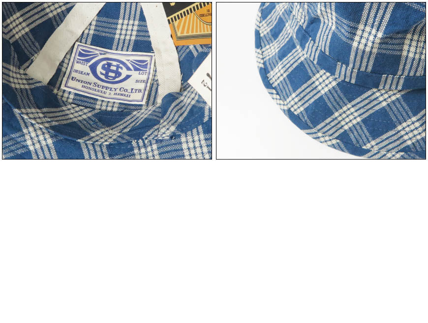 サンサーフ SUN SURF OAHU GARMENT 10oz. パラカチェック ハット PALAKA CHECK HAT US02883 【2026年春夏新作】