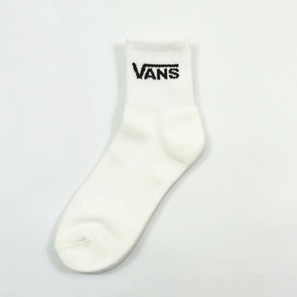 VANS バンズ クラシック ハーフクルーソックス 3足セット ホワイト ヴァンズ VN000QBWWHT