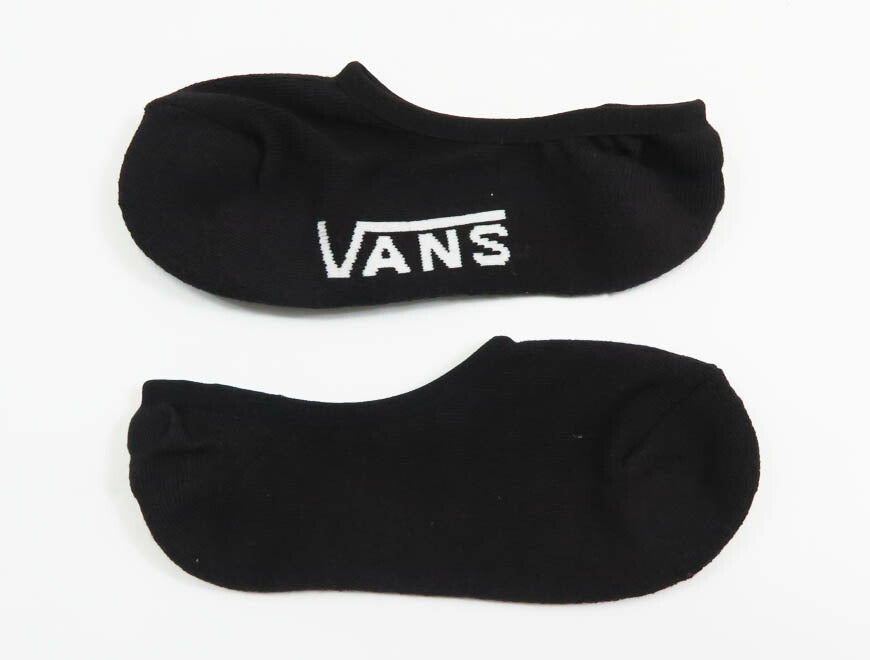 VANS バンズ クラシック ノーショウソックス 3足セット ブラック ヴァンズ VN000QBZBLK