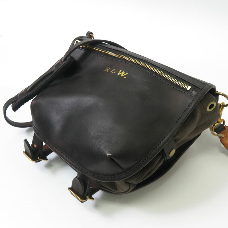 バスコ VASCO レザー/キャンバス パニエバッグ LEATHER WANDER PANNIER BAG -SMALL MADE IN JAPAN ヴァスコ VS-274L　【2026年春夏新作】