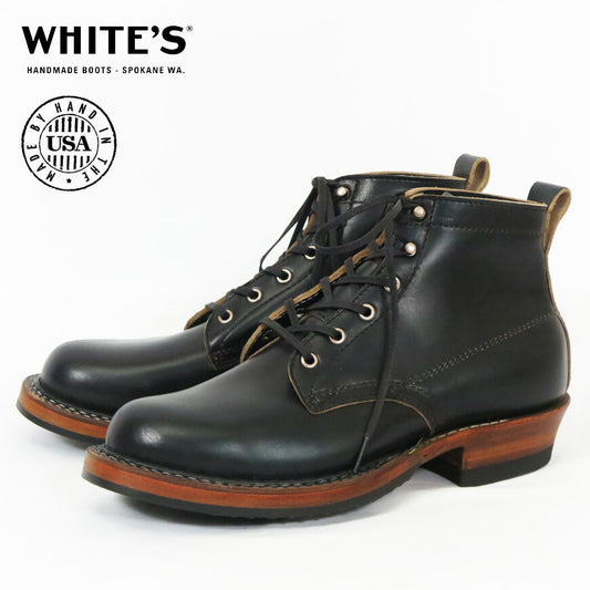 【即納在庫】 WHITE'S BOOTS ホワイツ ブーツ SEMIDRESS セミドレス HORWEEN クロムエクセル ブラック Half Compビブラムソール 【2025年春夏新作】