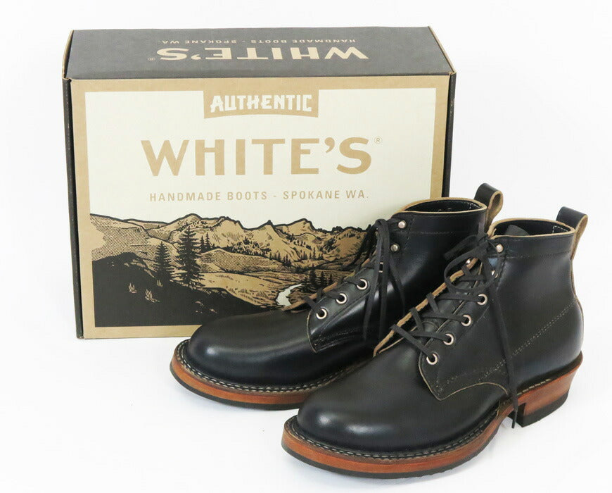 【即納在庫】 WHITE'S BOOTS ホワイツ ブーツ SEMIDRESS セミドレス HORWEEN クロムエクセル ブラック Half Compビブラムソール 【2025年春夏新作】