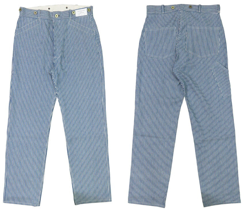 ウェアハウス WAREHOUSE Lot.1234 1920’S FREE LAND WAIST OVERALL ヒッコリーストライプ ワークパンツ 【2025年春夏新作】
