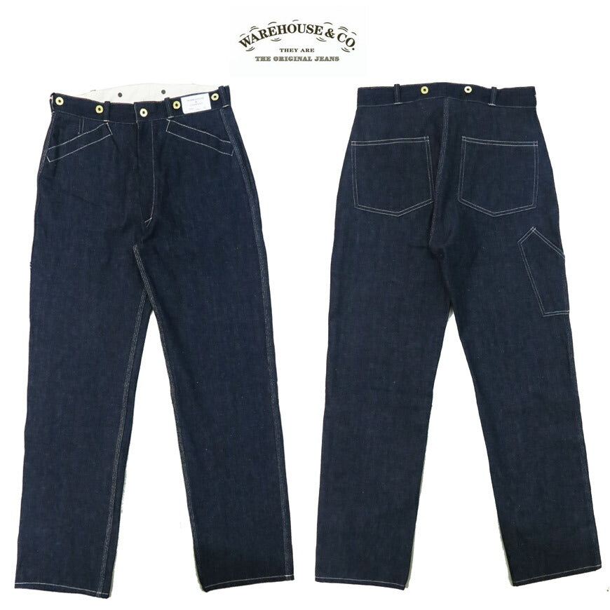 ウェアハウス WAREHOUSE Lot.1234 1920’S FREE LAND WAIST OVERALL デニム ワークパンツ 【2025年春夏新作】