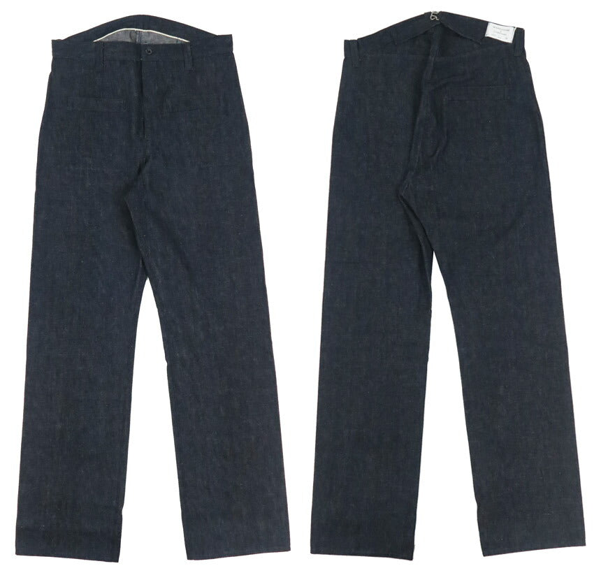 ウェアハウス WAREHOUSE Lot.1237 1900’S INDIGO BLUE and WHITE CHECK WAIST OVERALL デニム ワークパンツ 【2025年秋冬新作】