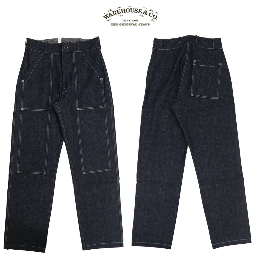 ウェアハウス WAREHOUSE Lot.1239 1930's WPA ダブルニー デニム トラウザーズ  ワークパンツ 【2025年秋冬新作】