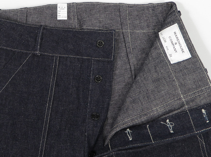 ウェアハウス WAREHOUSE Lot.1239 1930's WPA ダブルニー デニム トラウザーズ  ワークパンツ 【2025年秋冬新作】